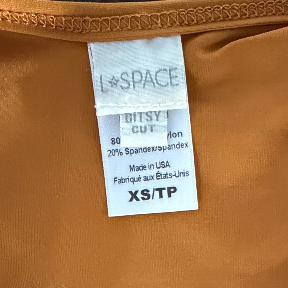 l*space Bitsy Cut Bikini Bottom in Warm Caramel XS